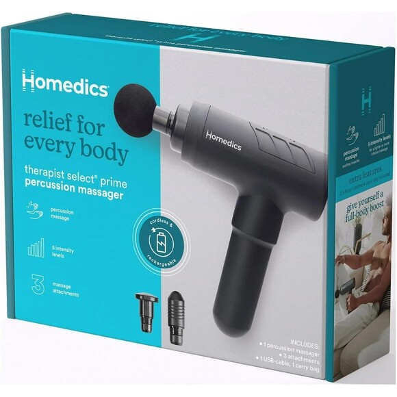 Homedics Relief For every Body Percussion Massager Cordless Rechargeable - Picture 7 of 16